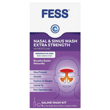 FESS Nasal & Sinus Extra Strength Hypertonic Wash Kit 6 Sachets