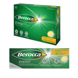 Berocca Energy Vitamin B & C Mango & Orange Flavour Effervescent 45 Tablets
