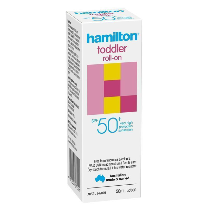 Hamilton Toddler Roll On SPF50+ 50ml