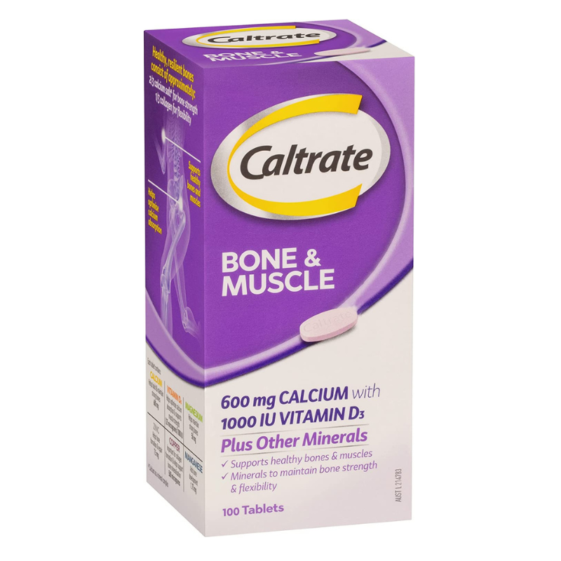 Caltrate Bone And Muscle Health - 100 Tablets