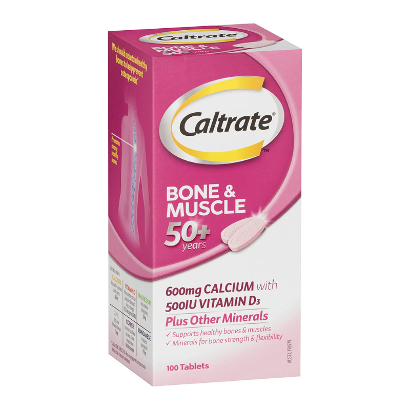 Caltrate Bone and Muscle 50+ Years 100 Tablets - EXPIRY 12/2025