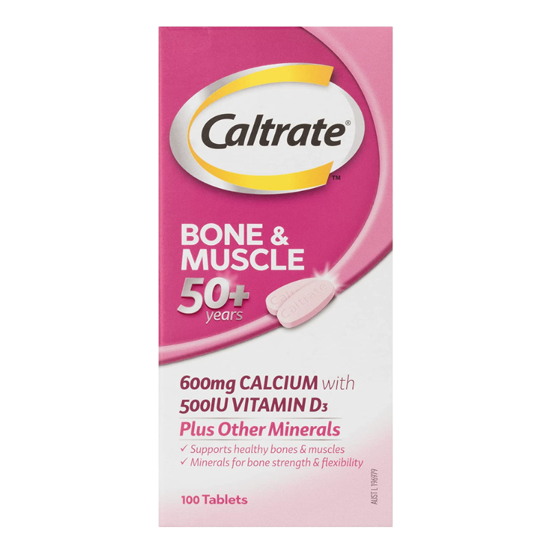 Caltrate Bone and Muscle 50+ Years 100 Tablets - EXPIRY 12/2025