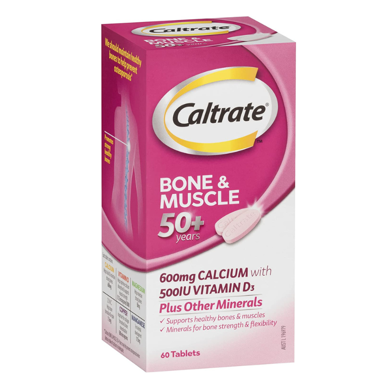 Caltrate Bone and Muscle 50+ Years 60 Tablets