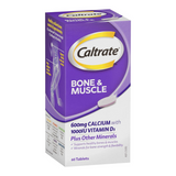 Caltrate Bone & Muscle Support Bone Strength and Flexibility - 60 Tablets