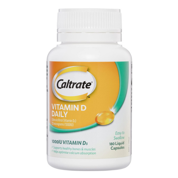 Caltrate Vitamin D Daily 180 Soft Capsules