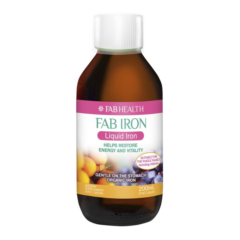 FAB IRON Liquid Iron Supplement 200 ml