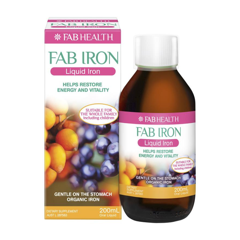 FAB IRON Liquid Iron Supplement 200 ml