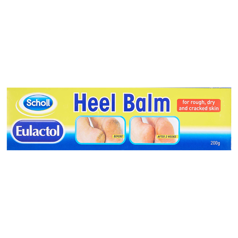Scholl Eulactol Cracked Heel Balm Gold 200 g - Smooths, Softens and Hydrates Cracked Heels
