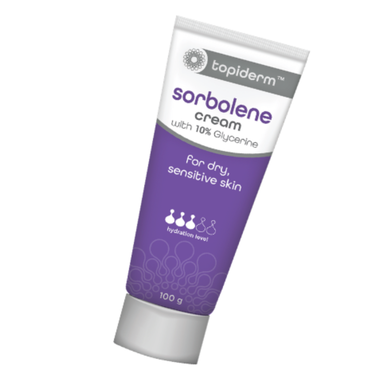 Topiderm Sorbolene Cream 100 g - Soothes Itchy & Dry Skin, Hydrates & Soften Skin