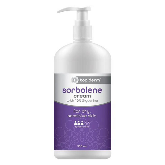 Topiderm Sorbolene Cream with 10 % Glycerine 950 ml