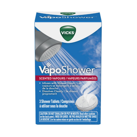 Vicks Vaposhower Tablets - Non-medicated Shower Vapors - 3 Tablets