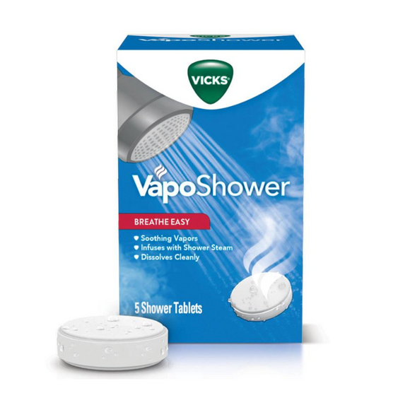 Vicks Vaposhower Tablets - Non-medicated Shower Vapors - 5 Tablets