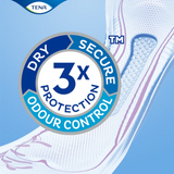 6 x TENA Pad Instadry Maximum Security Standard Length 10 Pack = 60 Pads