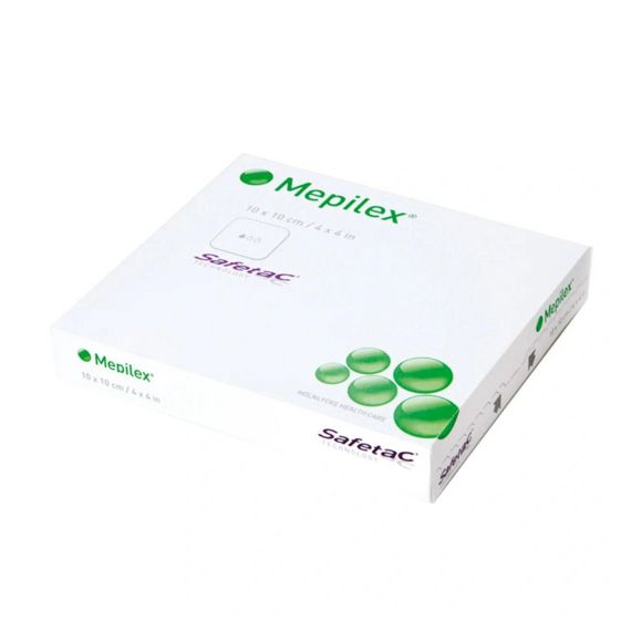 Mepilex Dress Comfortable and Highly Absorbent Wound Dressing 10 x 10cm 5 Pack