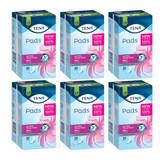 6 x TENA Pad Ultra Thin Mini Standard Length 20 Pack - For Discreet and Secured Protection