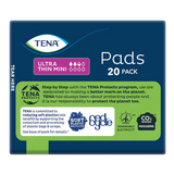 6 x TENA Pad Ultra Thin Mini Standard Length 20 Pack - For Discreet and Secured Protection