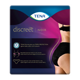 3 x TENA Discreet Noir Incontinence Underwear Black Low Waist Large 9 Pack = 27 Pants