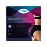 3 x TENA Discreet Noir Incontinence Underwear Black Low Waist Medium 9 Pack = 27 Pants