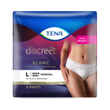 3 x TENA Pants Discreet Woman Soft-fit Fabric Blanc Size Large 8 Pack = 24 Pants