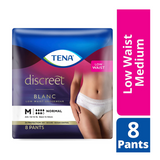 3 x TENA Pants Discreet Blanc Normal Woman Size Medium 8 Pack = 24 Pants