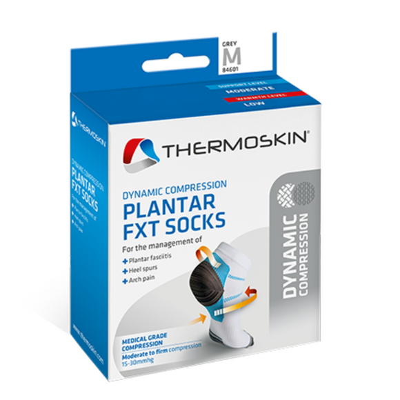 Thermoskin Dynamic Compression Plantar FXT Socks Ankle Medium 84601