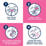 Veet Easy-Gel Bikini Wax Strips for Sensitive Skin