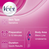 Veet Pure Hair Removal Cream Bikini and Underarm - 100ml