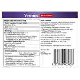 Vermox Worming Treatment Orange Flavour 4 Tablets