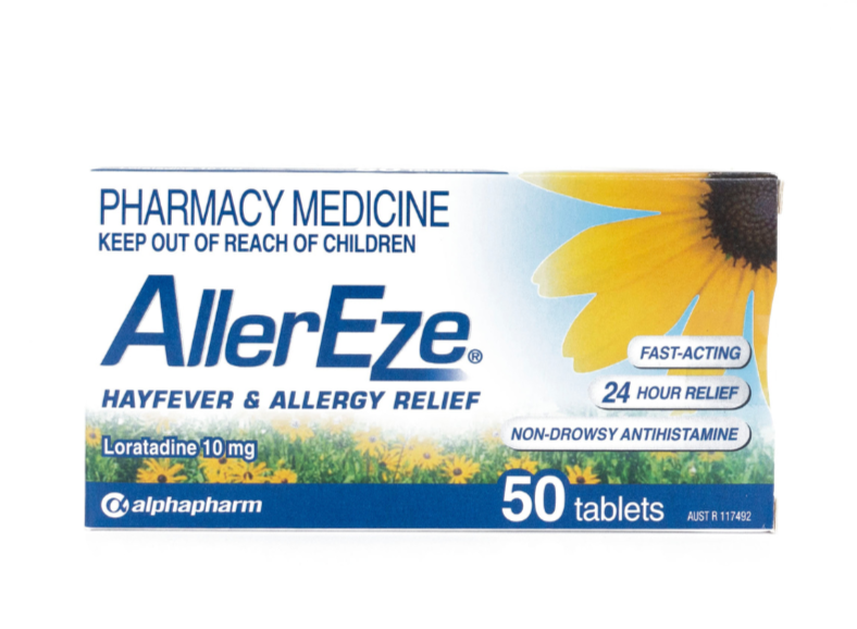 Allereze Antihistamine 10mg Tablets 50