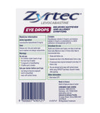 Zyrtec Levocabastine Eye Drops For Hayfever & Allergy Relief 4ml