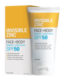 Invisible Zinc Face & Body SPF 50+ UVA UVB - 150g