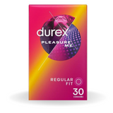 Durex Pleasure Me Latex Condoms Regular Fit Pack of 30