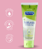 Durex Naturals Intimate Gel 100ml Moisturising Lubricant Water-Based Lube