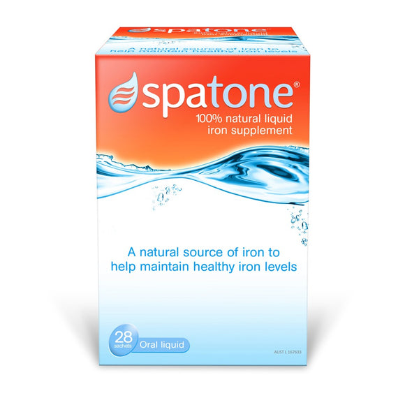 SpaTone 100% Natural Iron Supplement - 28 Satchets