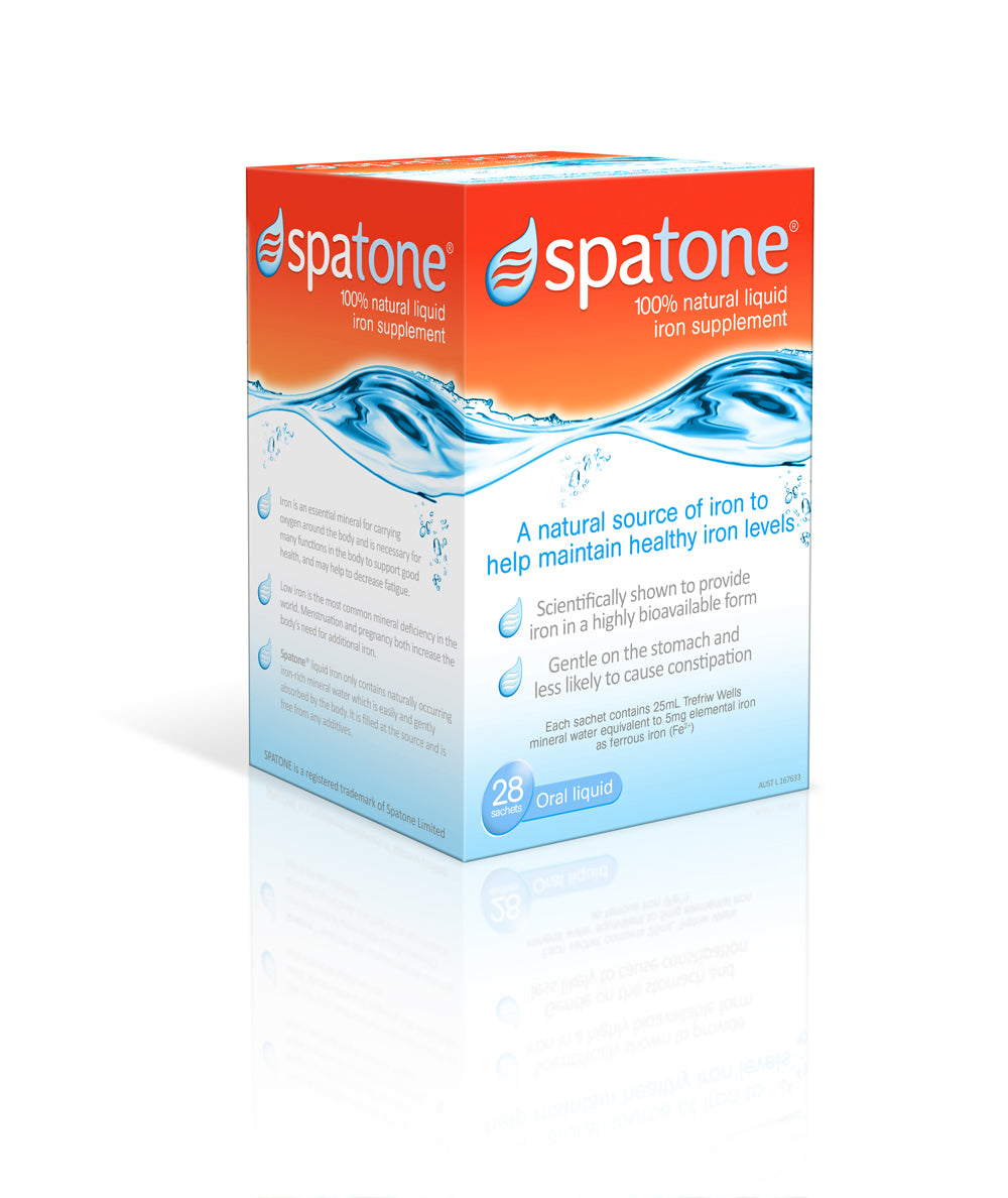 SpaTone 100% Natural Iron Supplement - 28 Satchets – Scown's Pharmacy